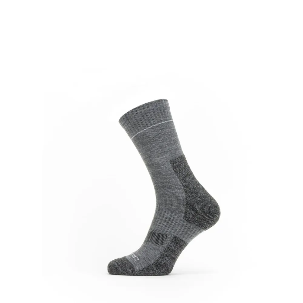 SealSkinz SealSkinz Morston Solo QuickDry Ankle Length Sock Grey