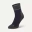 SealSkinz Morston Solo QuickDry Ankle Length Sock Navy/Grey Marl