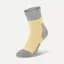 SealSkinz Morston Solo QuickDry Ankle Length Sock Yellow/Light Grey Marl