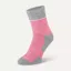 SealSkinz Thurton Solo QuickDry Mid Length Sock Pink/Light Grey Marl
