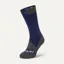 SealSkinz Raynham Waterproof All Weather Mid Length Sock Blue/Grey Marl