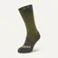 SealSkinz Raynham Waterproof All Weather Mid Length Sock Olive/Grey Marl