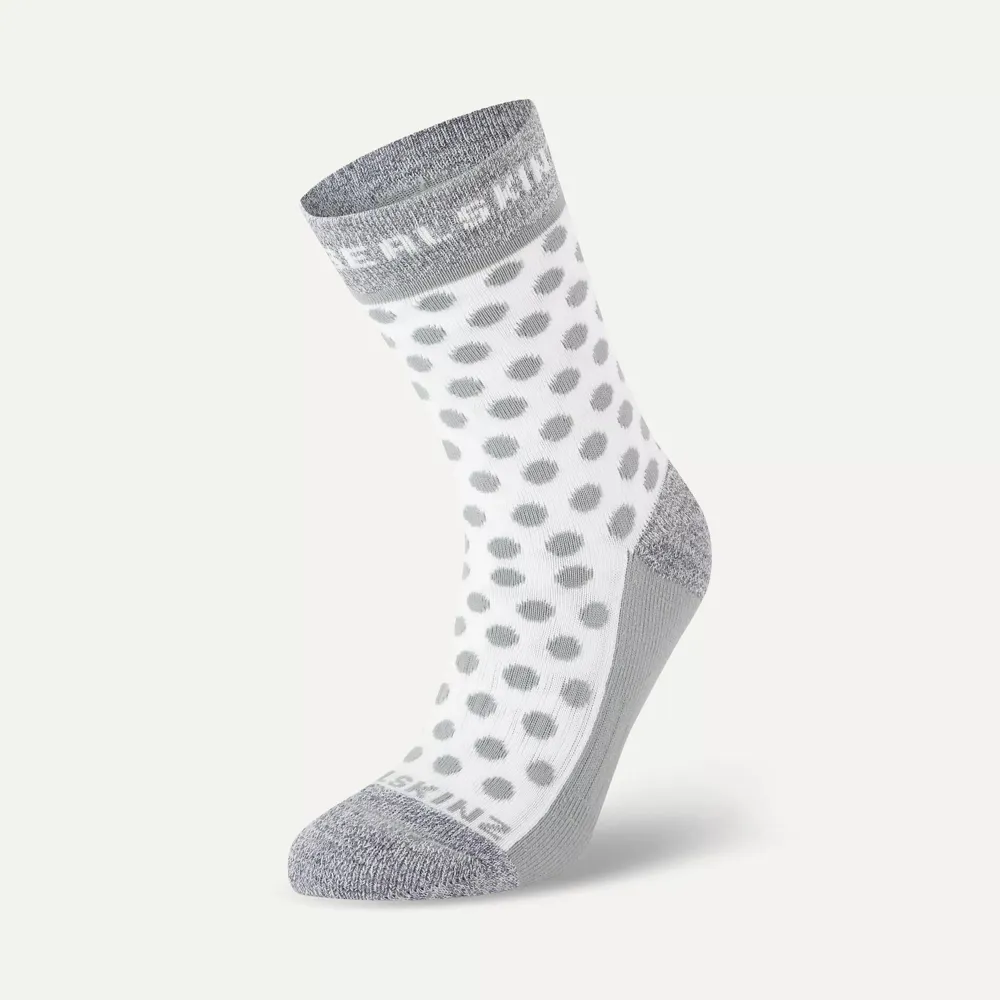 SealSkinz SealSkinz Rudham Mid Length Meteorological Active Sock Grey/Cream