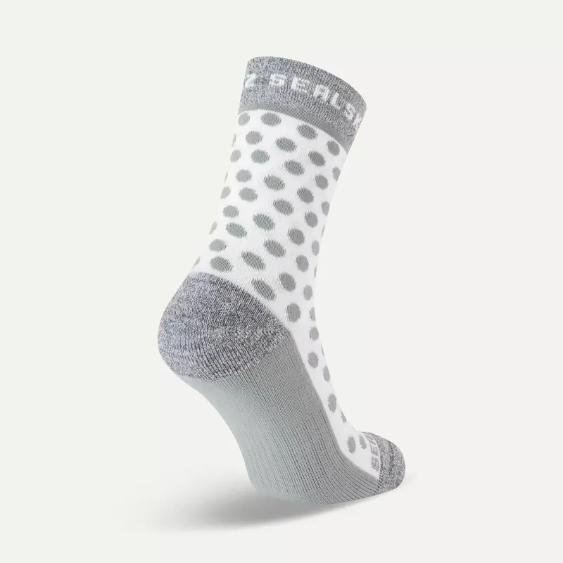 SealSkinz Rudham Mid Length Meteorological Active Sock Grey/Cream-1