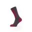 SealSkinz Runton Waterproof Cold Weather Mid Length Sock With Hydrostop Grey/Red/White