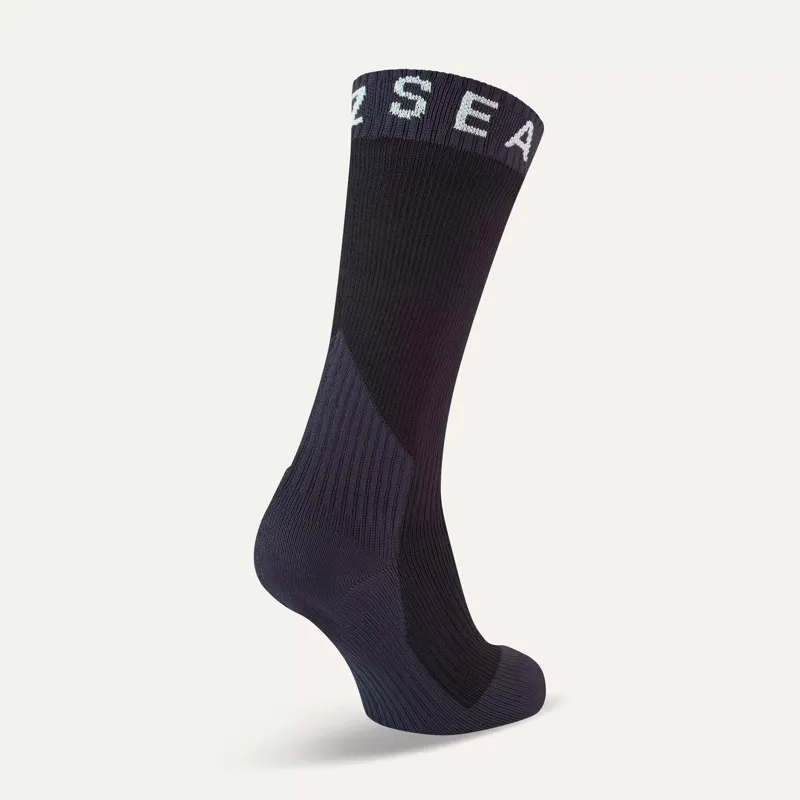SealSkinz Stanfield Waterproof Extreme Cold Weather Mid Length Sock Black/Grey/White-1