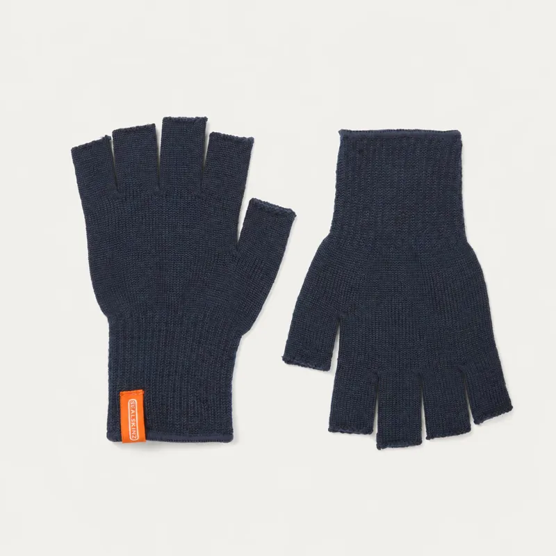 SealSkinz Thornham Solo Merino Mitt One Size Navy