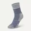 SealSkinz Thurton Solo QuickDry Mid Length Sock Blue/Light Grey Marl