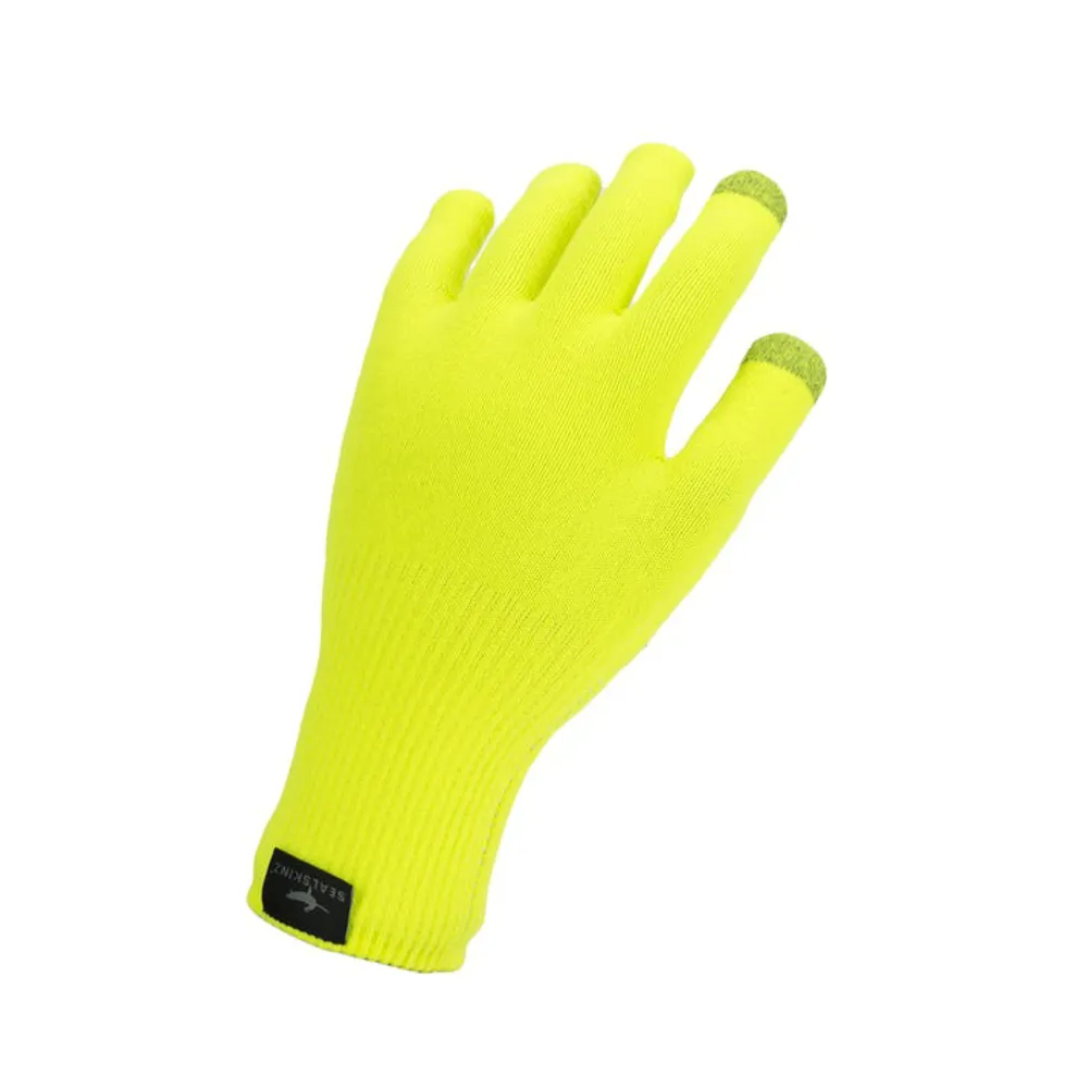 SealSkinz SealSkinz Anmer Waterproof All Weather Ultra Grip Knitted Glove Neon Yellow