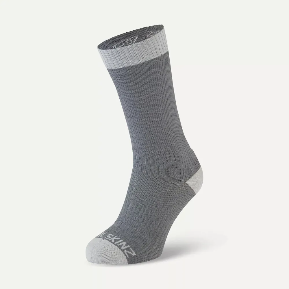 Image of SealSkinz Wretham Waterproof Warm Weather Mid Length Sock Grey