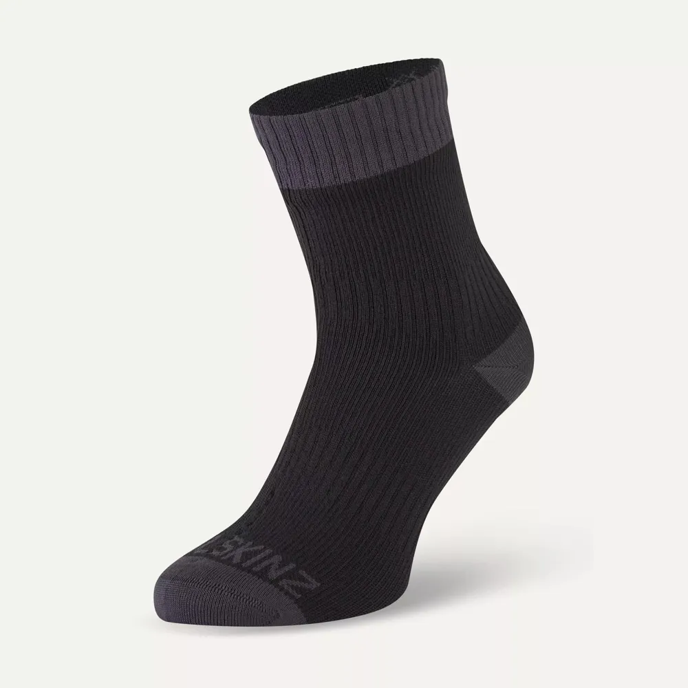 SealSkinz SealSkinz Wretham Waterproof Warm Weather Ankle Length Sock Black/Grey