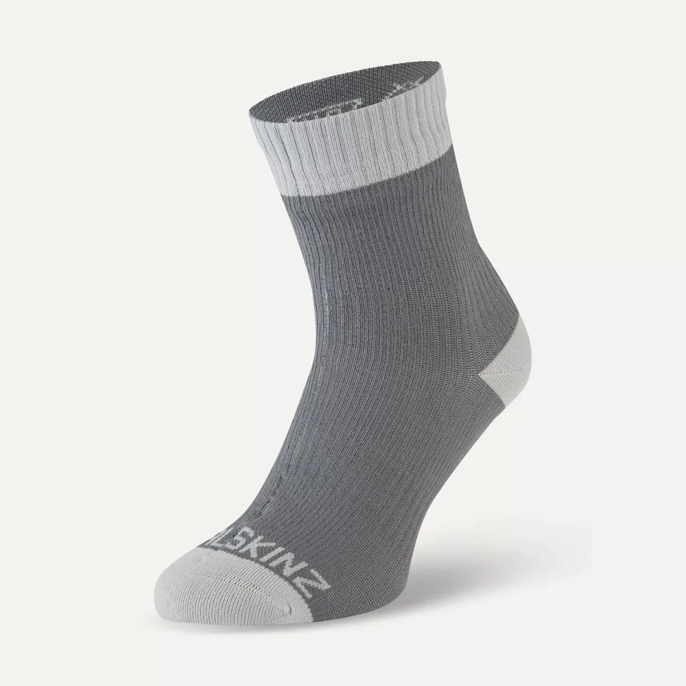 Image of SealSkinz Wretham Waterproof Warm Weather Ankle Length Sock Grey