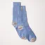 Sealskinz Wroxham Bamboo Mid Length Waffle Women's Sock Blue/Grey