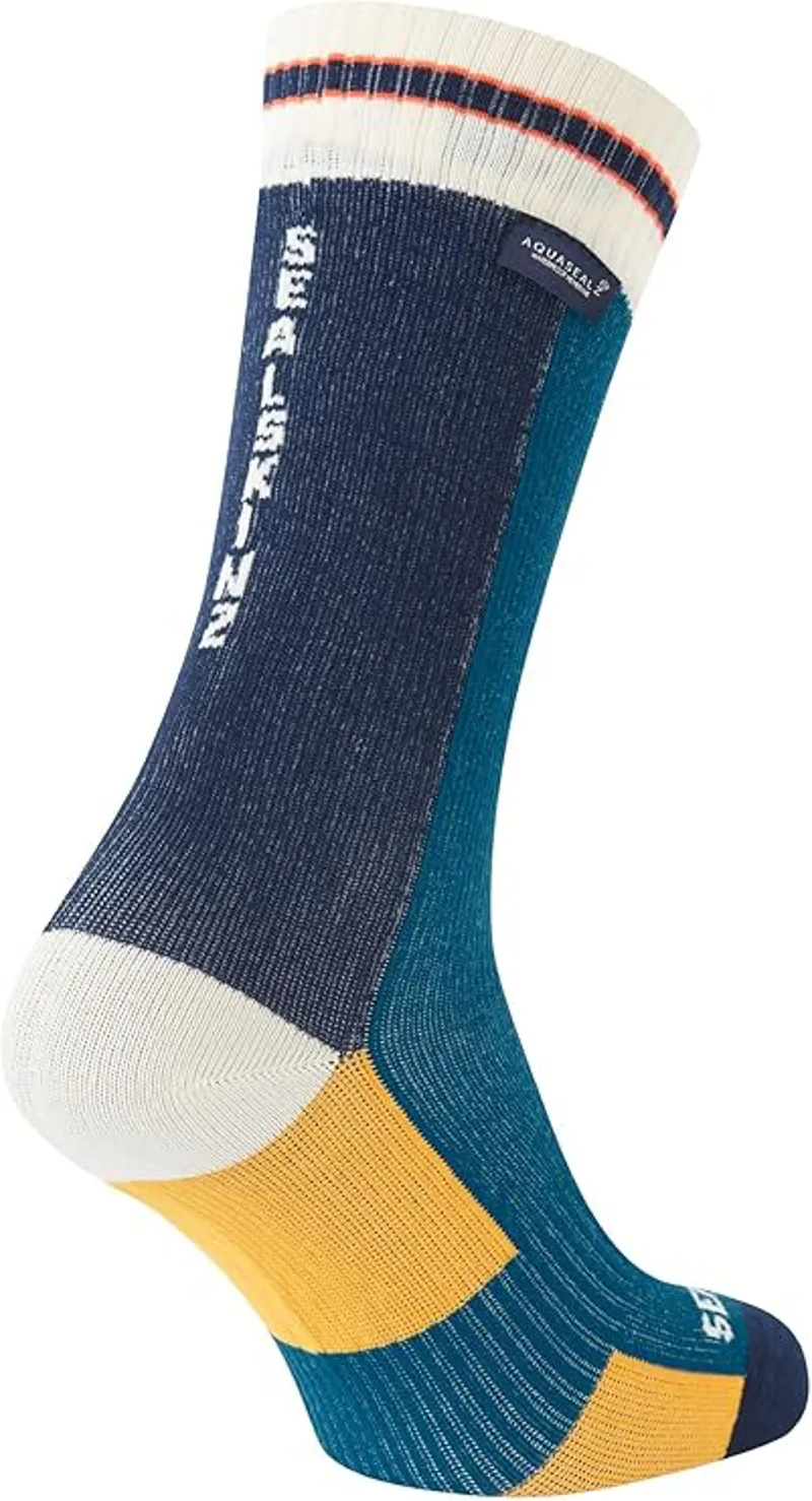 SealSkinz Billockby Waterproof Mid Length Lightweight Sock Blue-1