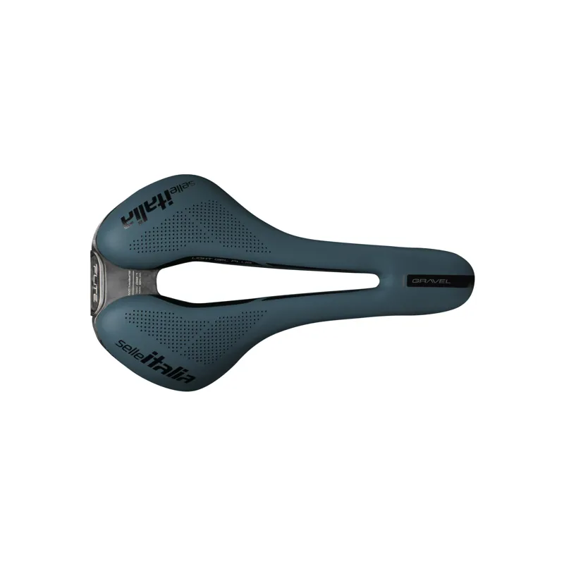 Selle Italia Flite Boost ti316 Superflow Gravel Saddle Blue Granite -1