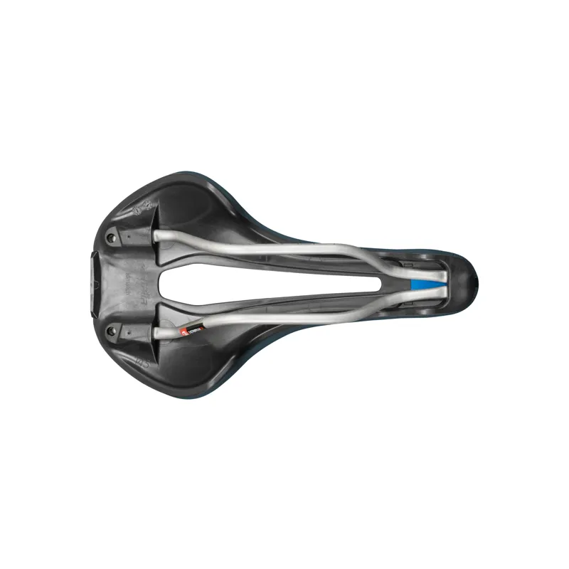 Selle Italia Flite Boost ti316 Superflow Gravel Saddle Blue Granite -4