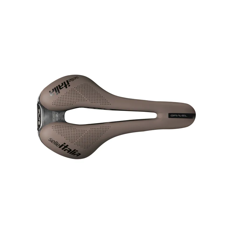 Selle Italia Flite Boost TI 316 Superflow Gravel Saddle Mud Brown -1