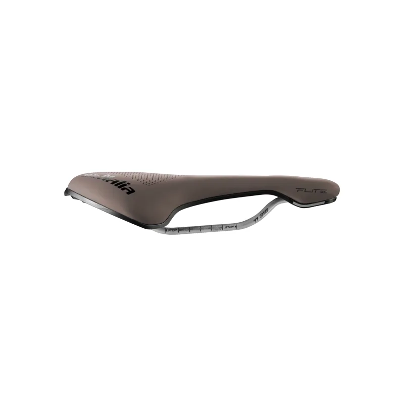 Selle Italia Flite Boost TI 316 Superflow Gravel Saddle Mud Brown -3