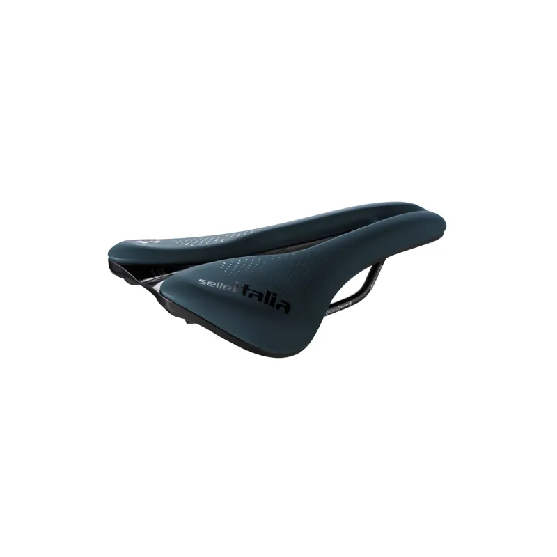 Selle Italia Novus Boost Evo Tm Superflow Gravel Saddle Blue Granite
