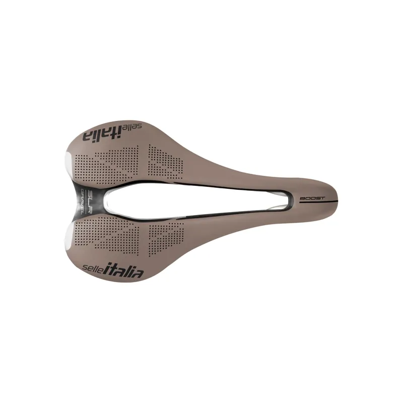 Selle Italia SLR Boost Gravel TI 316 Superflow Saddle Mud Brown