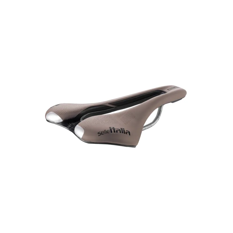 Selle Italia SLR Boost Gravel TI 316 Superflow Saddle Mud Brown-1