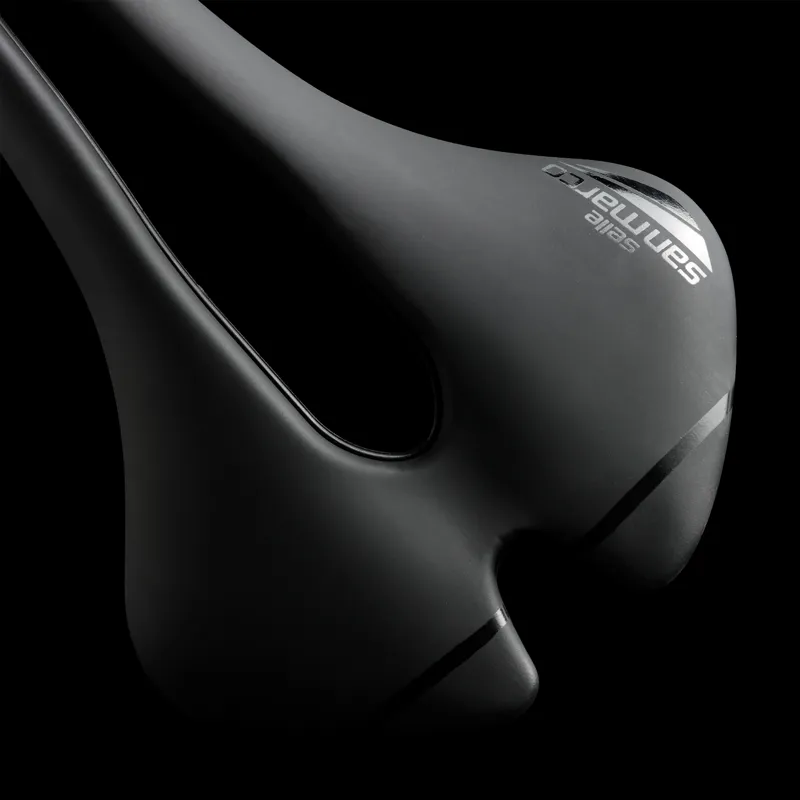 Selle San Marco Aspide Short Open-Fit Sport Saddle Narrow Black-2