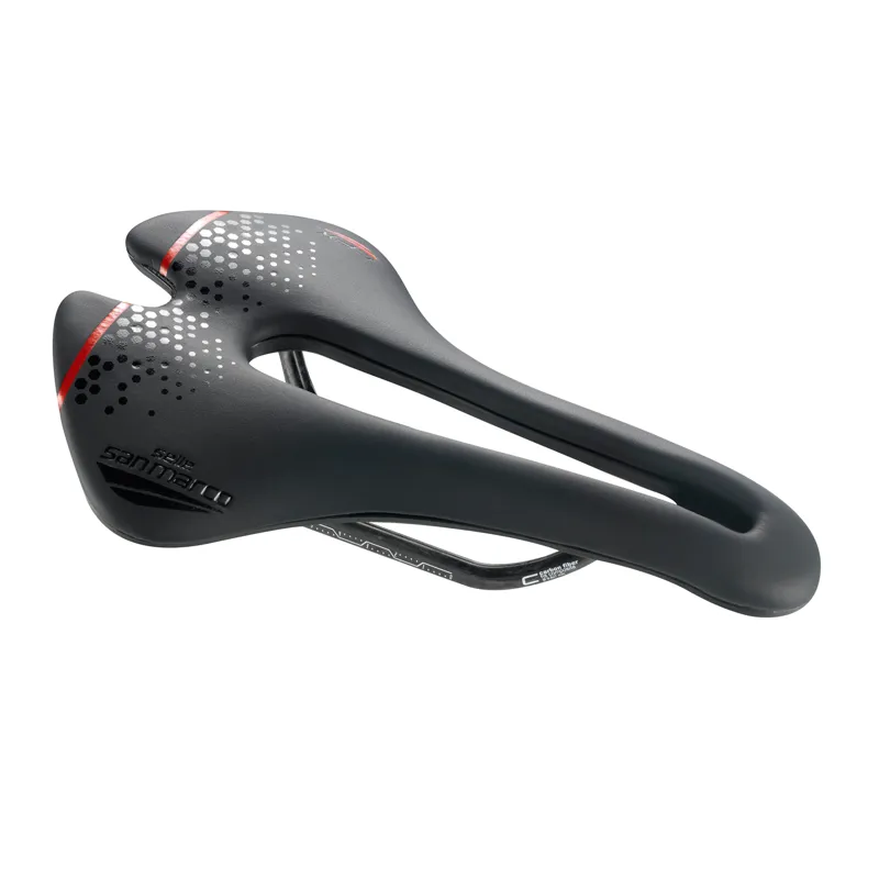 Selle San Marco Aspide Short Open-Fit Carbon FX Saddle Black -1