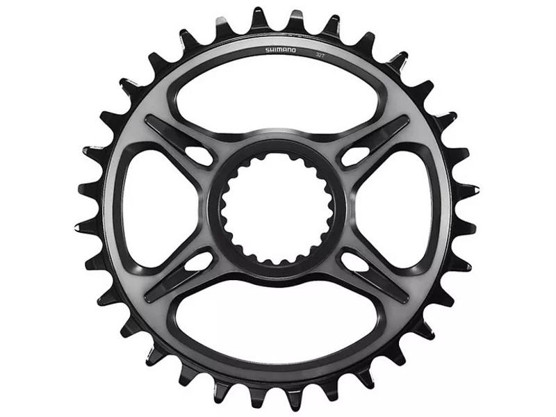 Shimano CRM95 XTR Single Chainring for M9100/9120 32T Grey/Black-1