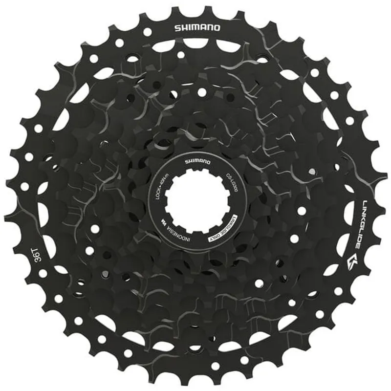 Shimano CS-LG300-10 Cues Link Glide 9 Speed Cassette Black