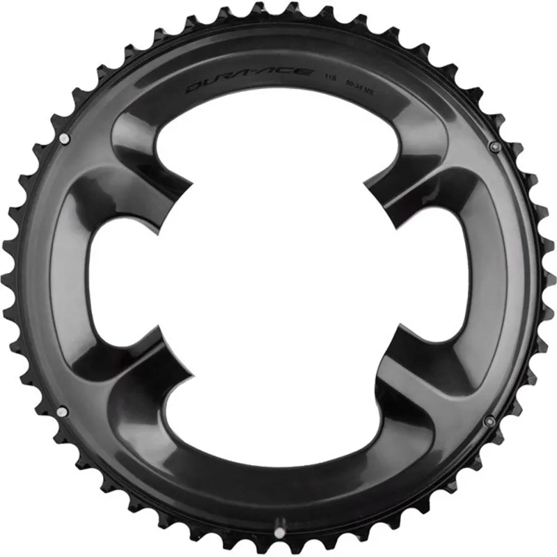Shimano FC-R9100 Dura Ace 11 Speed Outer Chainring 50T-MS For 50-34T Black