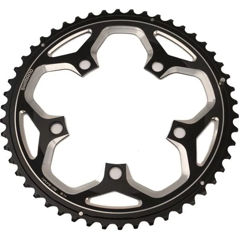 Shimano FC-RS500 11 Speed Outer Chainring 50T-MH For 50/34T Black