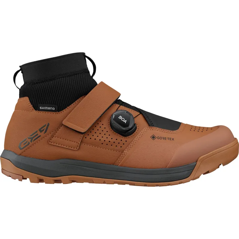Shimano GE900 Gore-Tex MTB Clip Shoe Brown-1