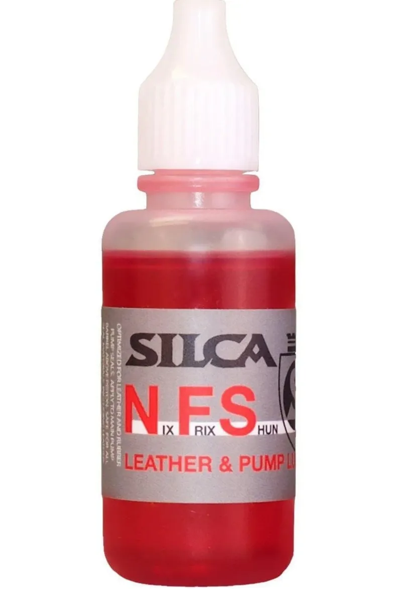 Silca-NFS Leather And Pump Lubricant Bottle Clear 20ml
