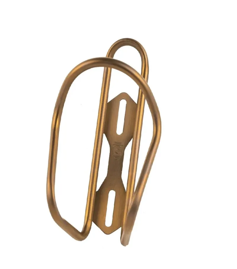Silca Sicuro Anodised Titanium Bottle Cages / Bourbon one size