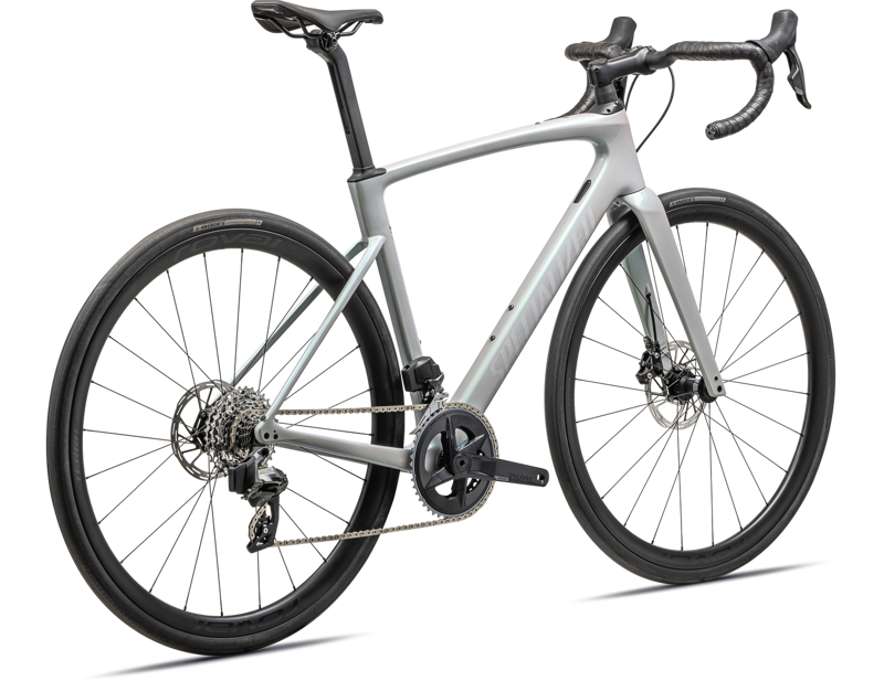Specialized Roubaix SL8 Expert Road Bike 2024 Dove Grey/Chameleon Lapis-2