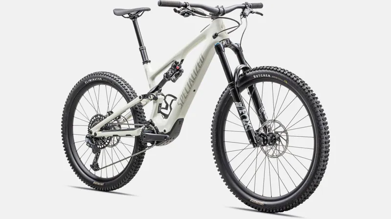 Specialied Levo SL Comp Carbon Electric Bike Gloss Birch/White Mountains-1