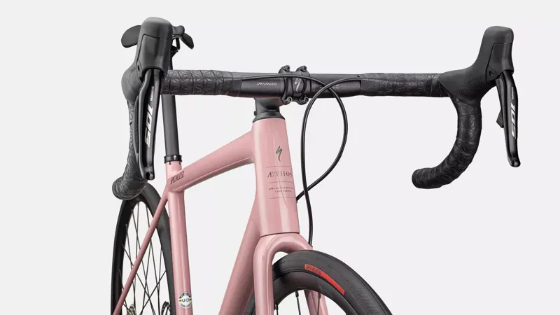 Specialized Aethos Comp Road Bike 2025 Gloss Dusky Pink/Smoke-4