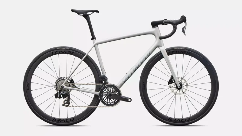 Specialized Aethos Expert AXS Road Bike 2027 Dolomite Metallic/Shadow Silver