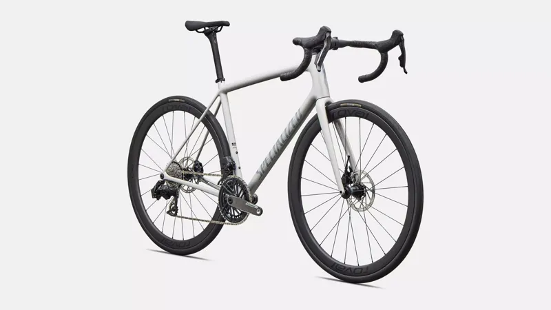 Specialized Aethos Expert AXS Road Bike 2027 Dolomite Metallic/Shadow Silver-1