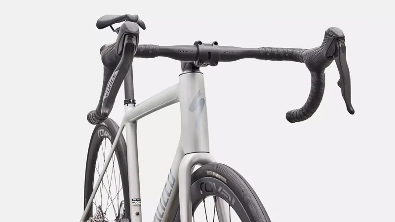 Specialized Aethos Expert AXS Road Bike 2027 Dolomite Metallic/Shadow Silver-4