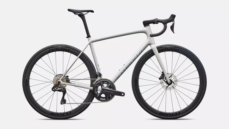 Specialized Aethos Expert Di2 Road Bike 2027 Dolomite Metallic/Shadow Silver