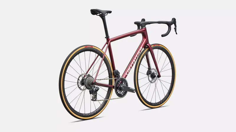 Specialized Aethos Pro AXS Road Bike 2027 Red Sky/Chrome-2