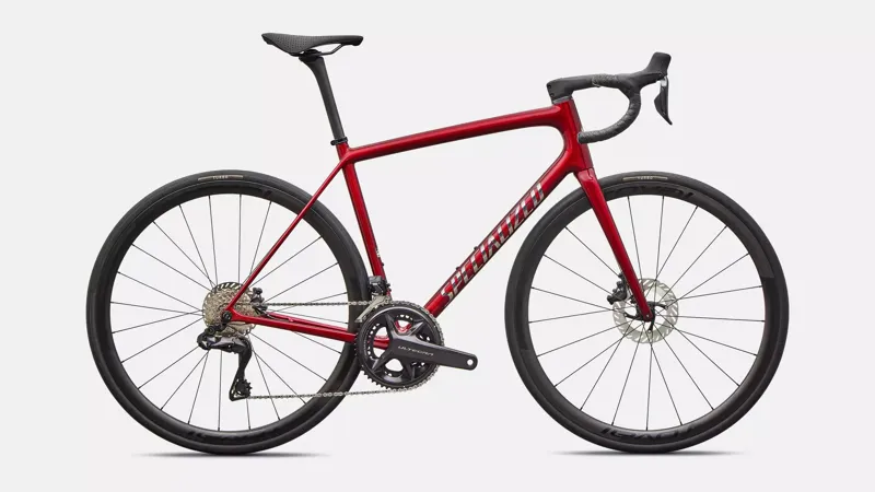 Specialized Aethos Pro Di2 Road Bike 2026 Gloss Red Sky