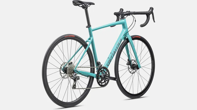 Specialized Allez E5 Road Bike 2025 Gloss Lagoon Blue/Cool Grey/Blaze-2