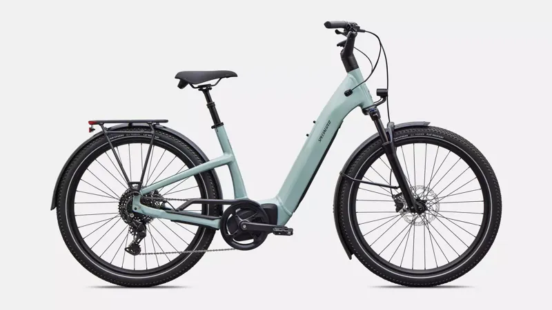 Specialized Como 4.0 Electric Bike 2027 Gloss Agave Grey/Oak Green Met