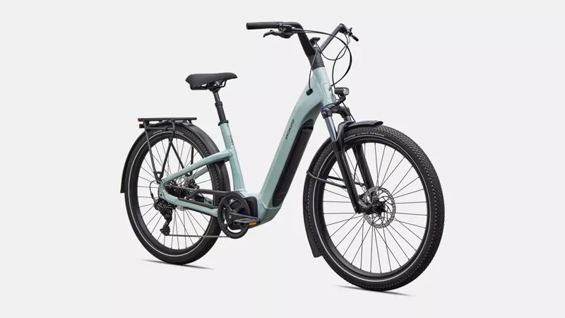 Specialized Como 4.0 Electric Bike 2027 Gloss Agave Grey/Oak Green Met-1
