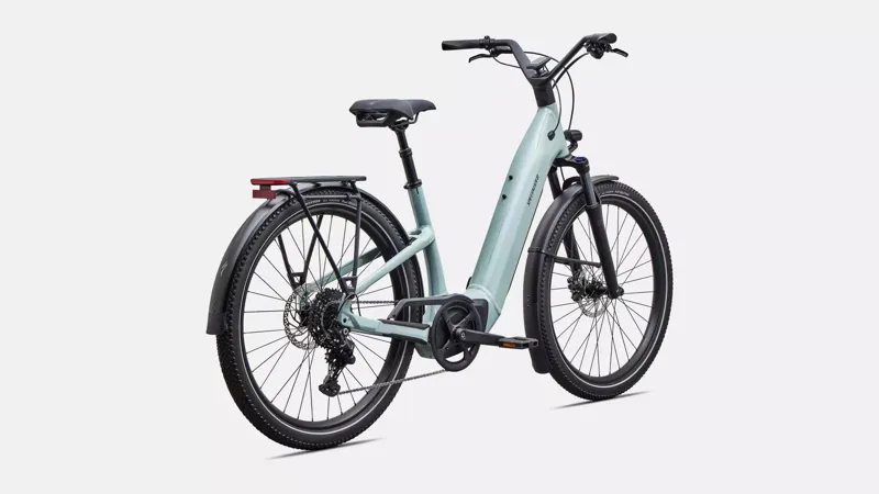 Specialized Como 4.0 Electric Bike 2027 Gloss Agave Grey/Oak Green Met-2