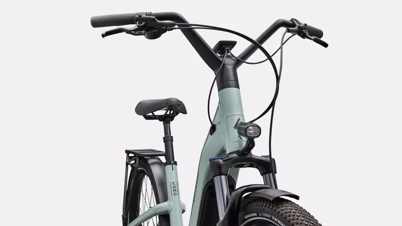 Specialized Como 4.0 Electric Bike 2027 Gloss Agave Grey/Oak Green Met-4