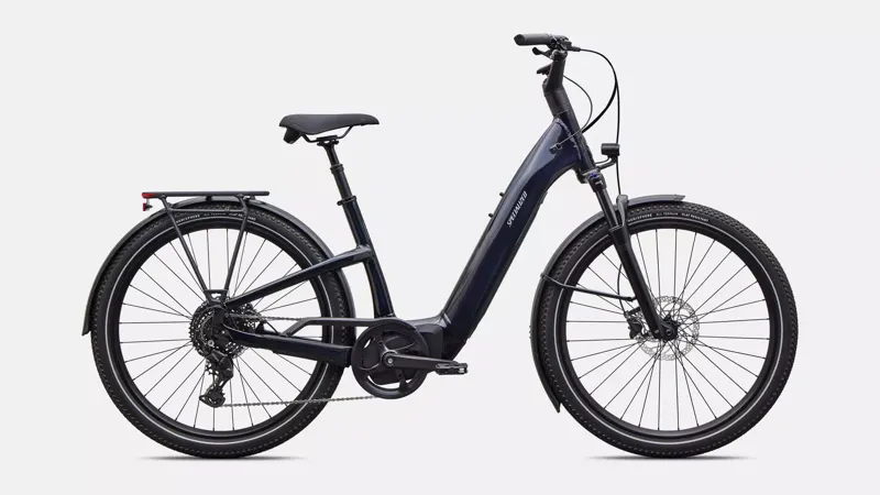 Specialized Como 4.0 Electric Bike 2027 Gloss Metallic Navy/Silver Reflect