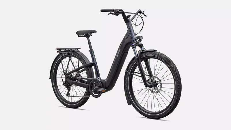 Specialized Como 4.0 Electric Bike 2027 Gloss Metallic Navy/Silver Reflect-1
